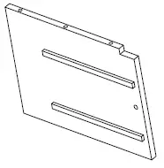 THE HOME DEPOT 824-SIDEBOARD-B Sideboard Buffet Storage Cabinet 08