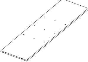 THE HOME DEPOT 824-SIDEBOARD-B Sideboard Buffet Storage Cabinet 09