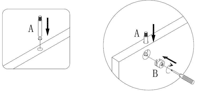 THE HOME DEPOT 824-SIDEBOARD-B Sideboard Buffet Storage Cabinet 21