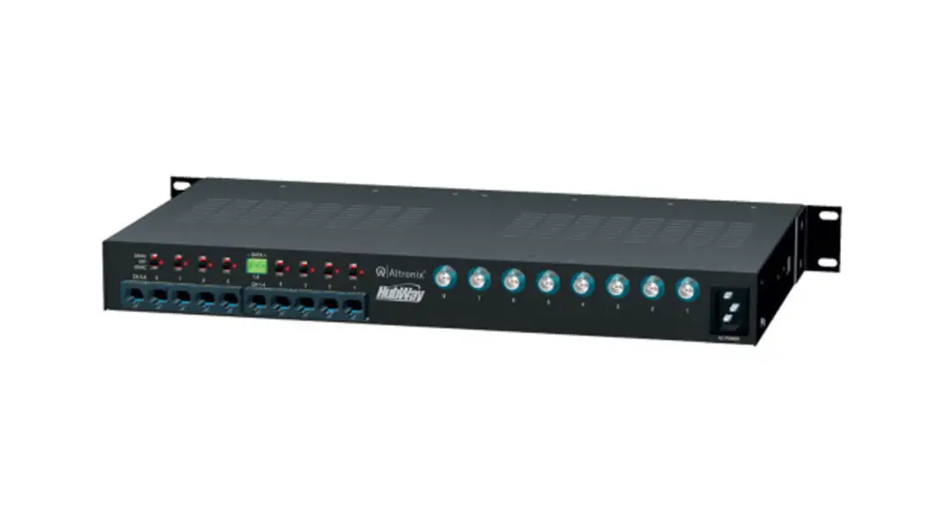 Altronix Hubway8ds Passive Utp Transceiver Hub Installation Guide