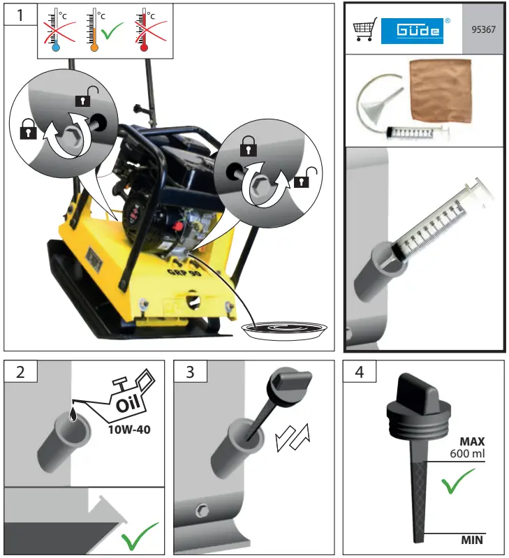 Gude GRP 90 Vibrating Plate-fig13