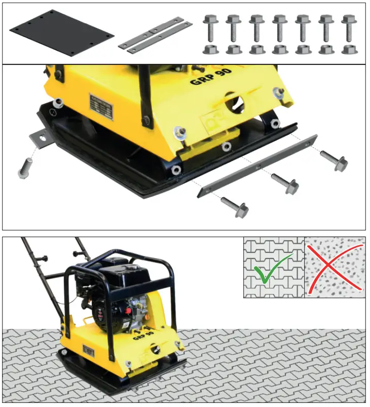 Gude GRP 90 Vibrating Plate-fig7
