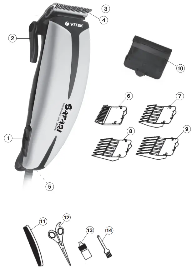 VITEK VT-2512 Hair Clipper-fig2