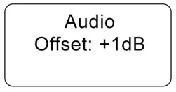 SHURE AD1 Bodypack Transmitter - Matching Audio Levels with Offset