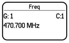 SHURE AD1 Bodypack Transmitter - Setting the Frequency Manually