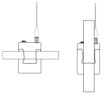 SHURE AD1 Bodypack Transmitter - Wearing the Bodypack Transmitter