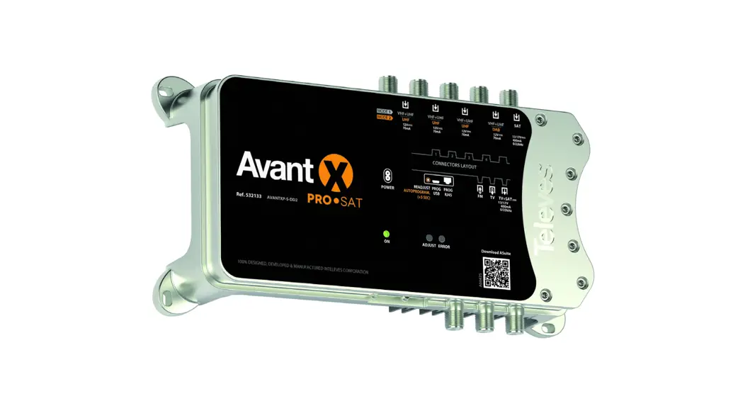 Televes Avantxp-s-dd2 Pro Sat Avant Programmable Head End Amplifie User Guide