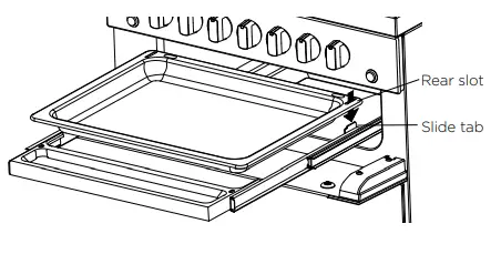 Westinghouse WFG612 oven series- the tabs