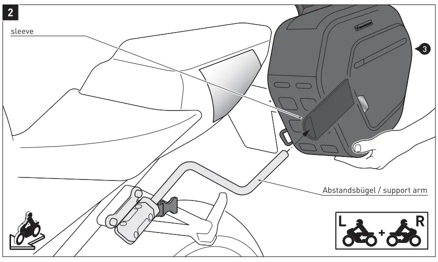 BC.HTA.22.740.30500 Saddlebag Set Fasting