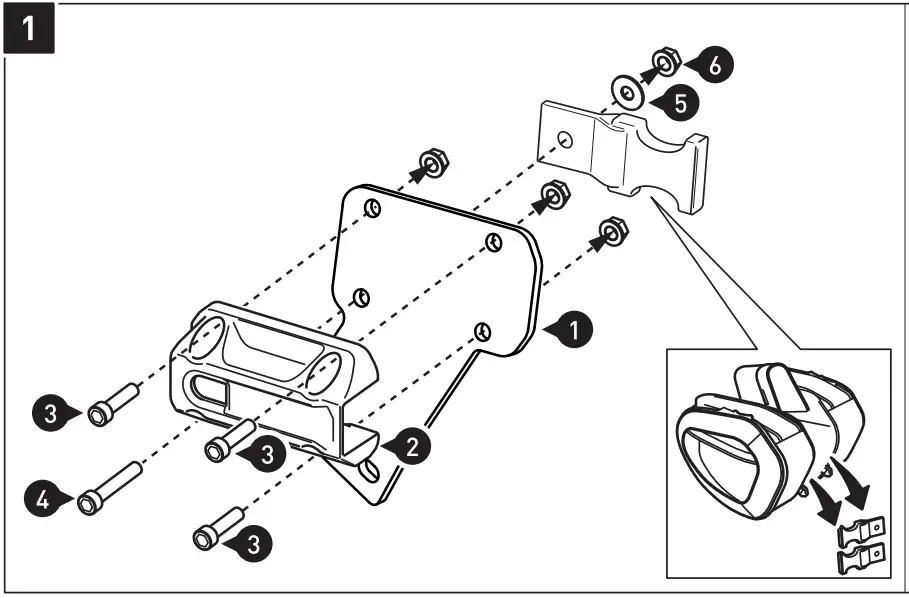 BC.HTA.22.740.30500 Saddlebag Set Mounting