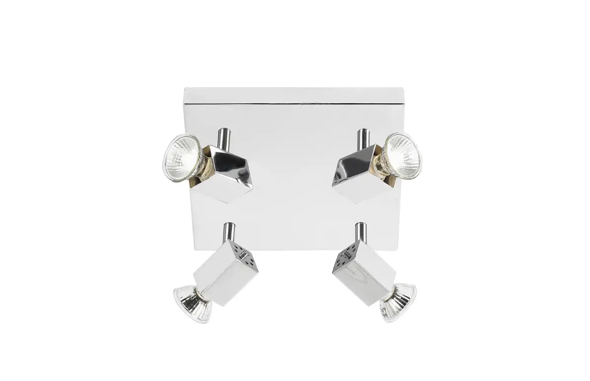 Saxby Lighting El-10047 4 Light Polished Chrome Flush Ceiling Spot Light User Guide