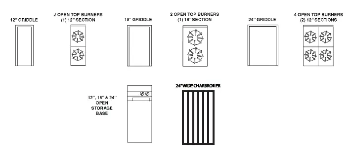 VULCAN V4B36B Open Burner Stainless Steel Range-2