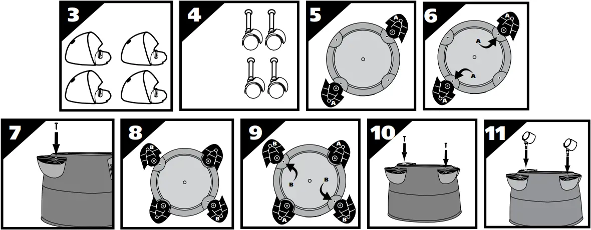 shop-vac SS Series - Figure 3 to 11