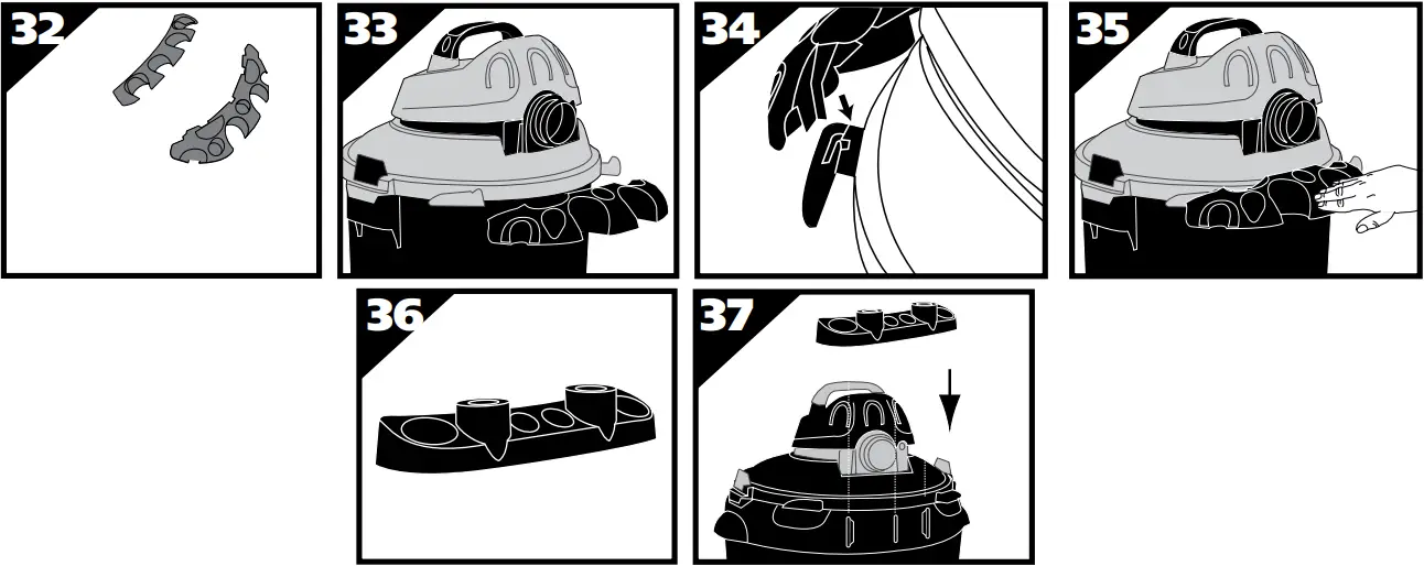 shop-vac SS Series - Figure 32 to 37