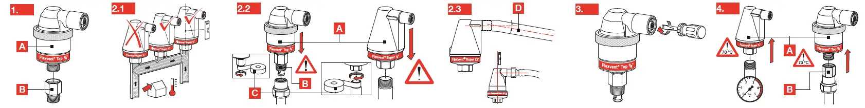 Flamco MC01103-201605 Flexvent Max Automatic Air Vent 1
