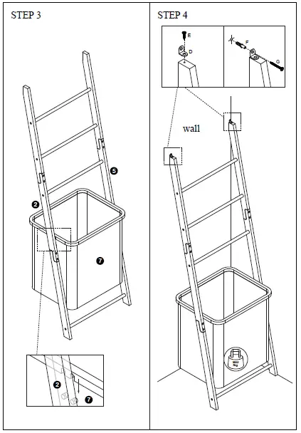 welltime-Bamboo-ladder-including-laundry-bag-02
