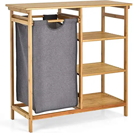 welltime-Bamboo-ladder-including-laundry-bag-PRODUCT-IMAGE