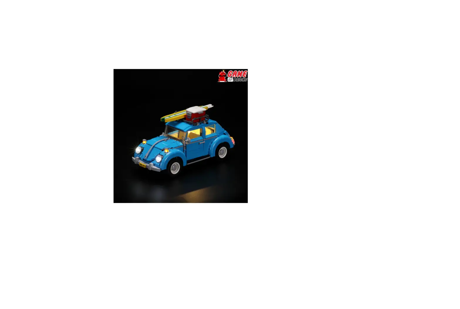 Game Of Bricks Light Kit For Volkswagen Beetle 10252 Instruction Manual