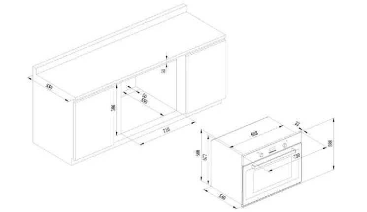DRIJA Caribe 76 Electric Built Oven fig-4