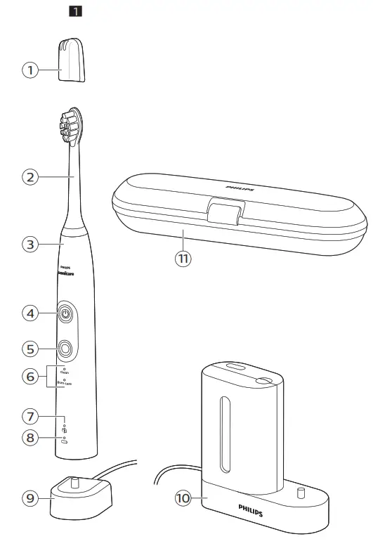 PHILIPS ProtectiveClean 4500 Sonic Electric Toothbrush - fig