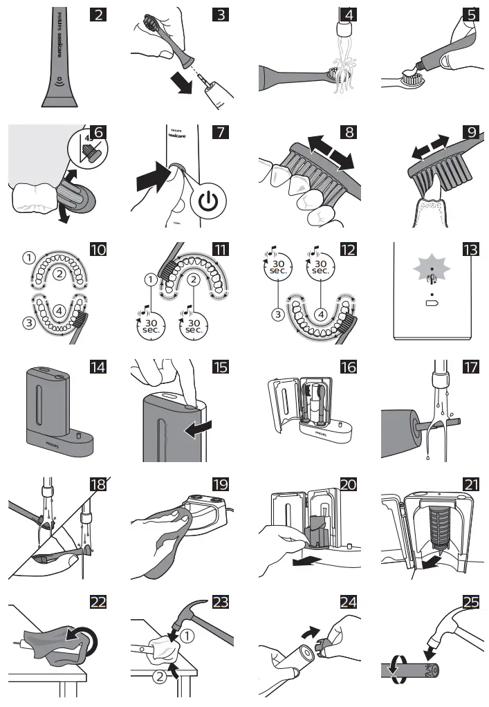 PHILIPS ProtectiveClean 4500 Sonic Electric Toothbrush - fig1
