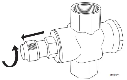 Honeywell M6410A 67.5 LB -Removing p