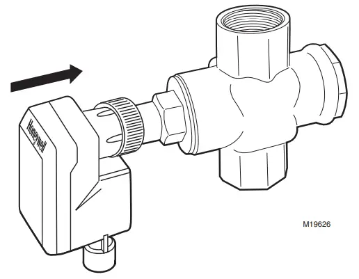 Honeywell M6410A 67.5 LB -Valve position1