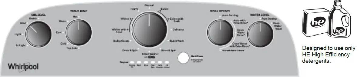 Whirlpool WTW4955HW Top Load Washer fig 4