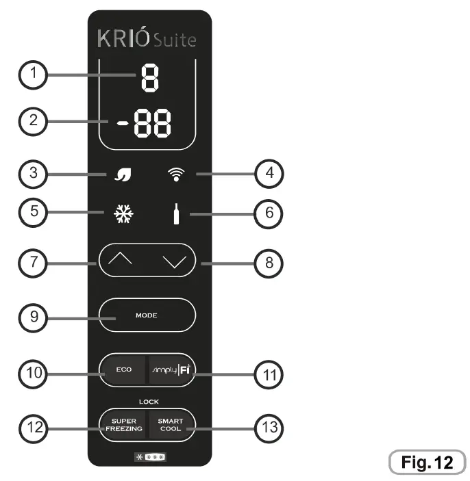Hoover HSC536W-80N Static Fridge Freezer- fig 10