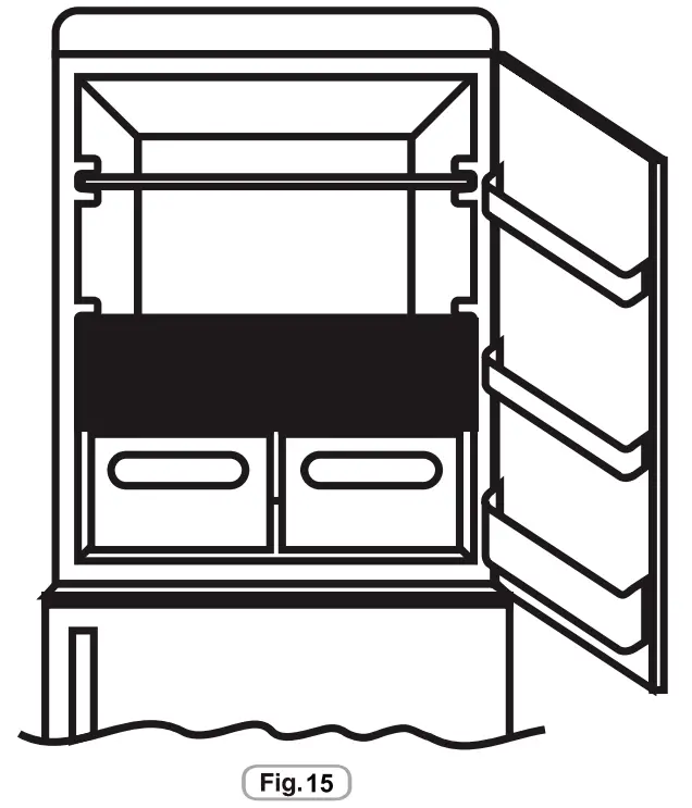 Hoover HSC536W-80N Static Fridge Freezer- fig 14