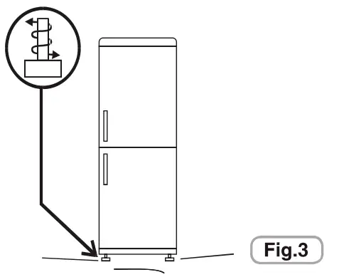 Hoover HSC536W-80N Static Fridge Freezer - fig 2