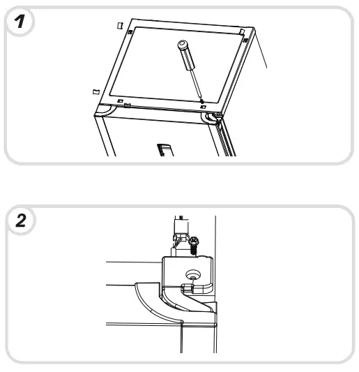 Hoover HSC536W-80N Static Fridge Freezer- fig 22