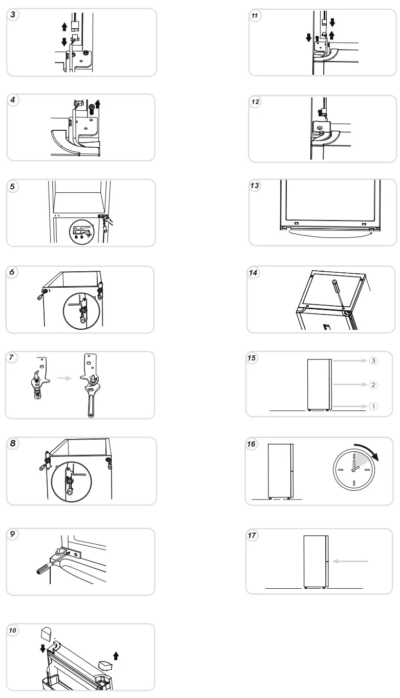 Hoover HSC536W-80N Static Fridge Freezer- fig 24
