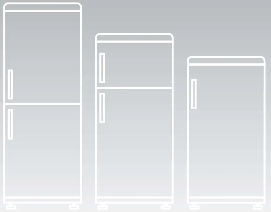 Hoover HSC536W-80N Static Fridge Freezer