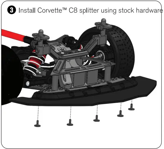 CORVETTE Clear Body Felony & Infraction C8 -2