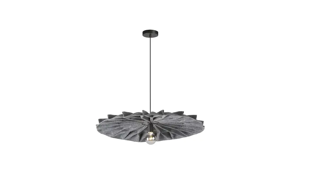 Dainolite Pgd-311p-mb-500 Plegado Grey Transitional Drum Pendant Light Installation Guide