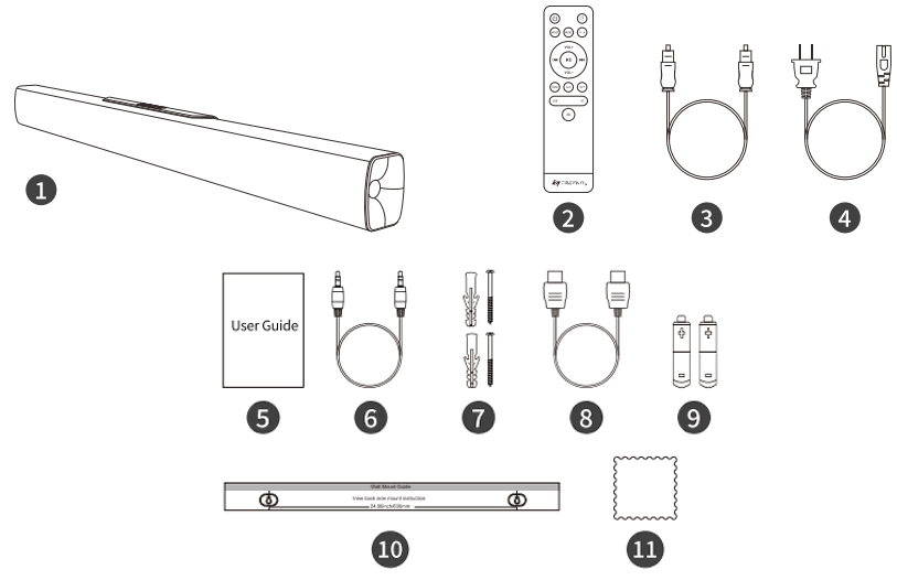 TREFAN TF S301 Soundbar - FIGURE 1