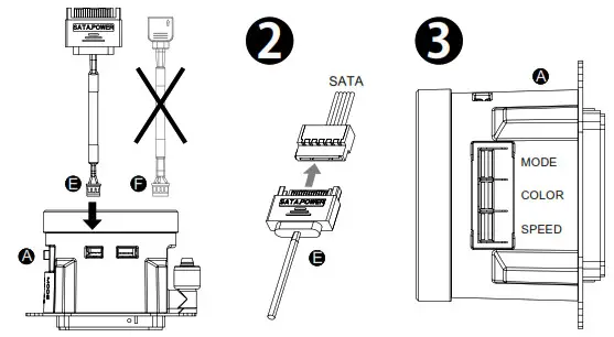 thermaltake CL-W320-PL14BL-A TOUGHLIQUID 280 ARGB Sync - ARGB Controller Installation Guide