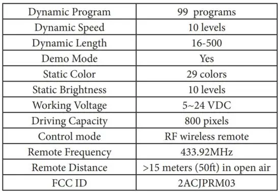 FIG 6 Specification