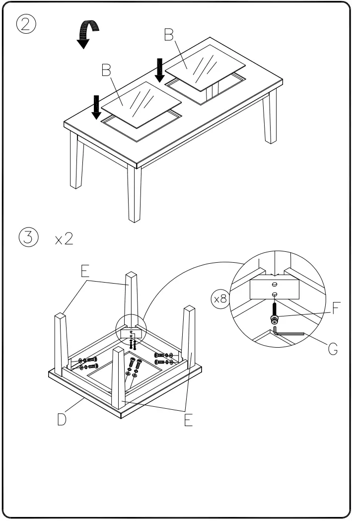 ASHLEY T281-13 Denja Table - fig 3