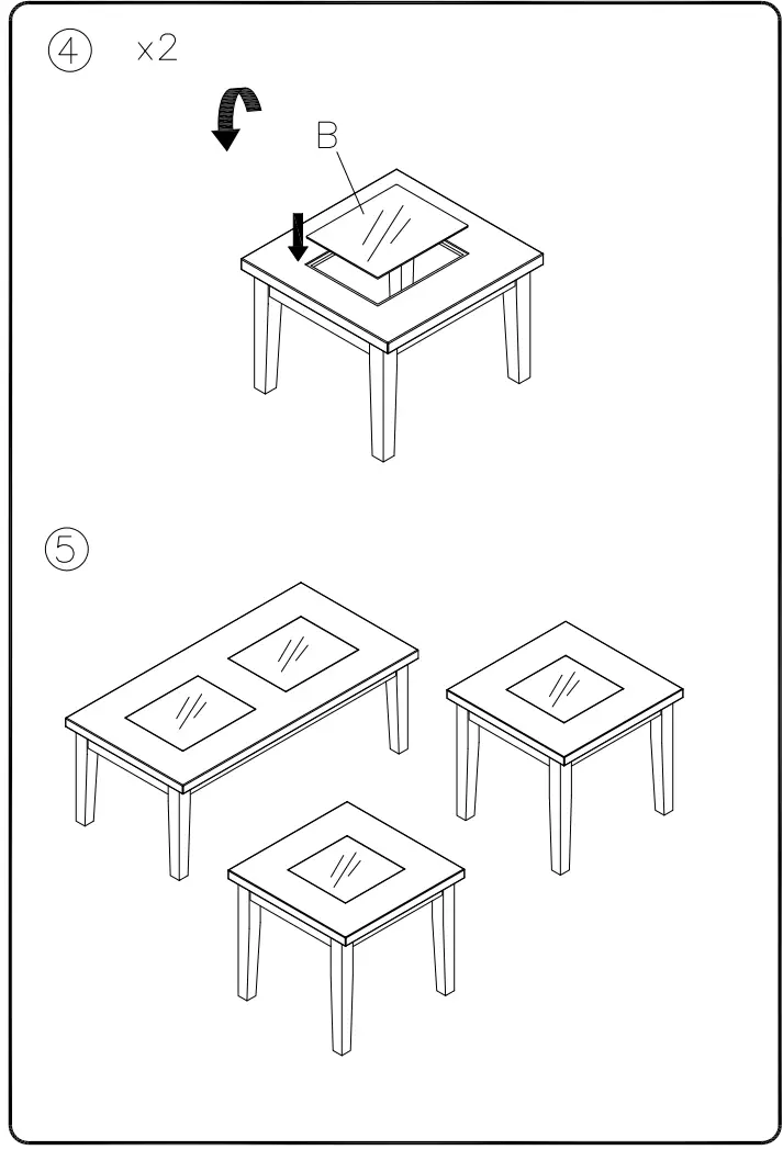 ASHLEY T281-13 Denja Table - fig 4