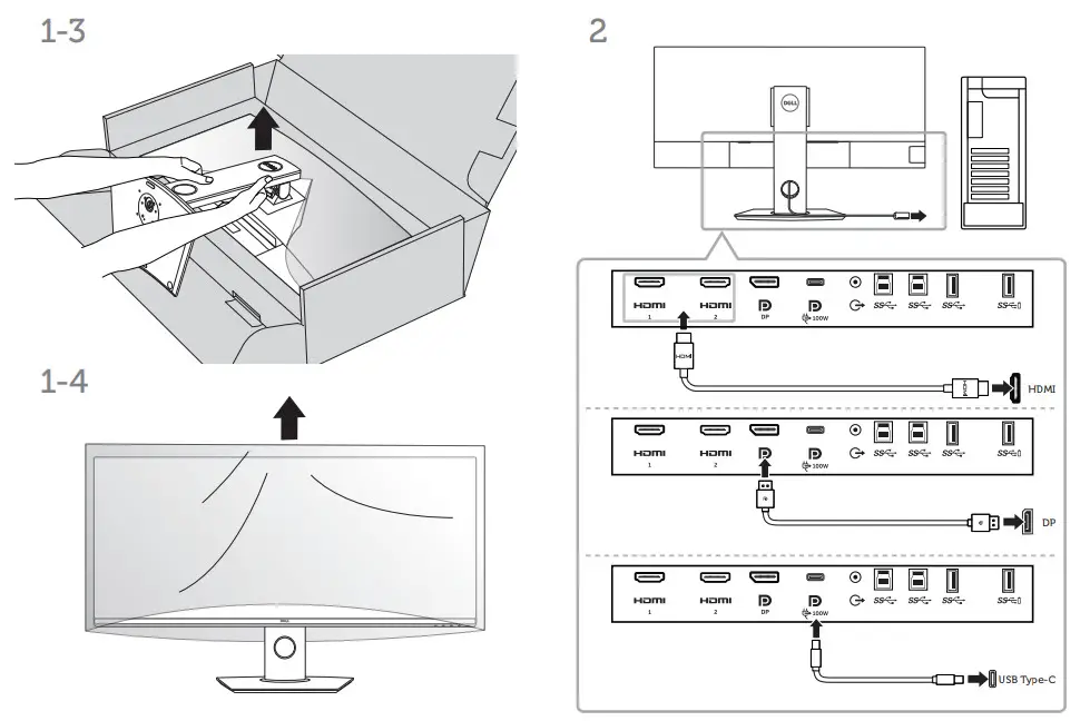 DELL UltraSharp U3818DW - 1