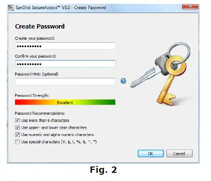 SanDisk extreme portable ssd SecureAccess fig-2