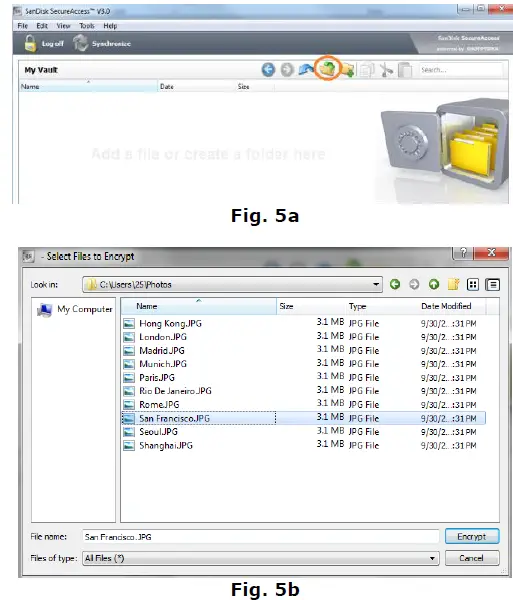 SanDisk extreme portable ssd SecureAccess fig-5