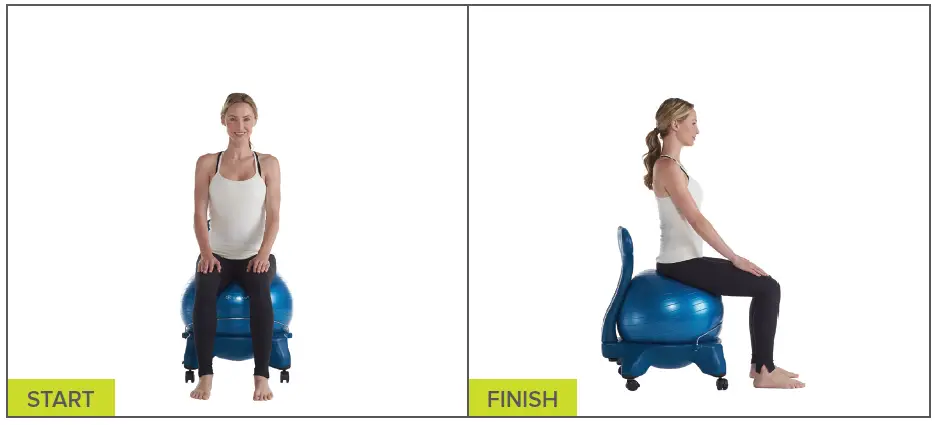 gaiam balance ball chair system-fig-1