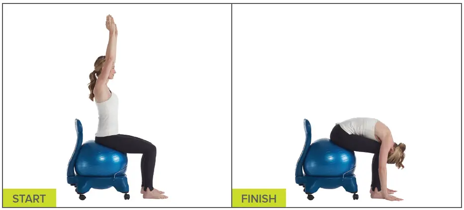 gaiam balance ball chair system-fig-4