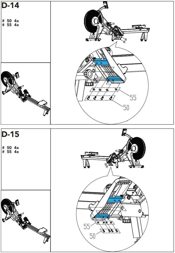 TUNTURI Platinum PRO Upright Bike User Manual - Fig D-8