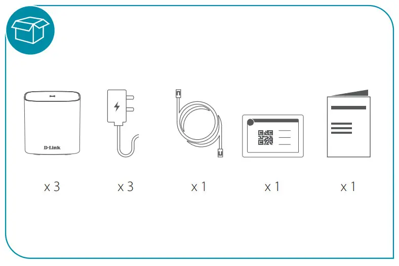D-Link COVR-X1863 AX1800 Dual-Band Whole Home Mesh Wi-Fi 6 System - figure 1