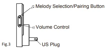 Advent G 311 US Wireless Doorbell - Receiver