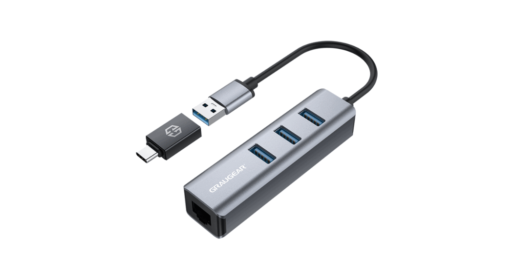 Graugear G-hub4-ac 4 Port Type-a Usb 3.0 Hub User Manual